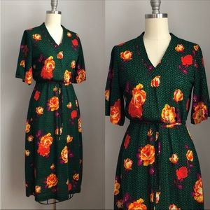 Vintage Floral Dress